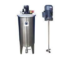 162L stainless steel mixing tank with propellermixer